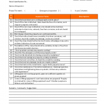Hoist Inspection Checklist format