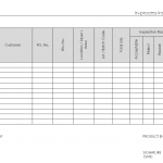 In Process Inspection form Format