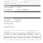 Capital item request form