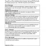 Cell phone user agreement