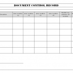 Document Control record
