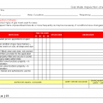 Gas mask inspection checklist