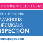 Hazardous Chemical Inspection Checklist
