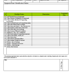 Material handling equipment checklist