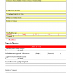 Refund Request Form