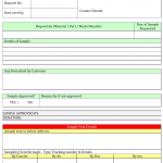 Sample request form