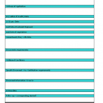 LC Documents Checklist form