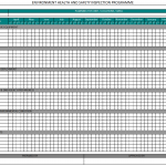Environment health and safety inspection programme