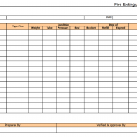 Fire extinguisher register