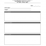 Job hazard analysis format