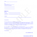 Show cause notice sample format
