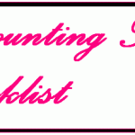 Accounting Process Checklist