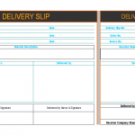 Delivery Slip