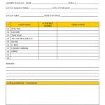 Full body harness inspection form