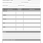Lanyard Inspection form