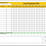 Layout Inspection Plan