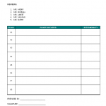 Minutes of meeting template