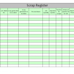 Scrap Register