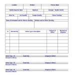 Defect check sheet