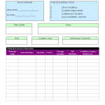 Physical inventory Count Sheet