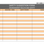 Safety Suggestion Form