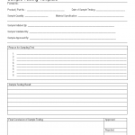 Sample testing Template