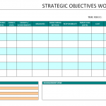 Strategic Objectives Worksheet