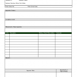 Visual inspection report form