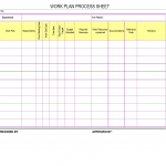 Work Plan Process Sheet