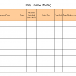 Daily Review Meeting