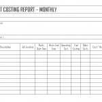 Equipment costing Report