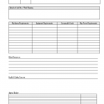 Job setup sheet