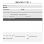 overtime request form template