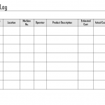 Production Cost Log