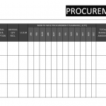 Procurement plan template