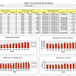 Sales projection and analysis