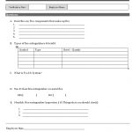 Fire extinguisher training verification quiz