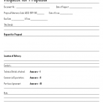Request for proposal
