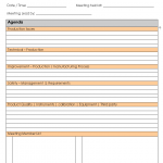 Toolbox meeting agenda