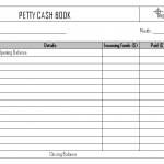 Petty Cash Book format