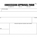 Concession Approval Form