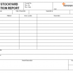 Daily stockyard inspection report