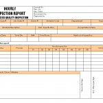 Hourly inspection report