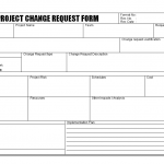 Project change request form