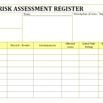 Risk Assessment Register