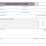 Work Request form