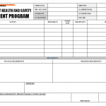Environment health and safety management program