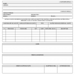 Order acceptance form