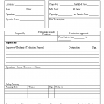 Crane operation permit form