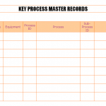 Key Process master records